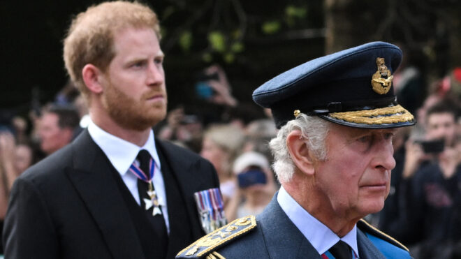 King Charles, prince Harry