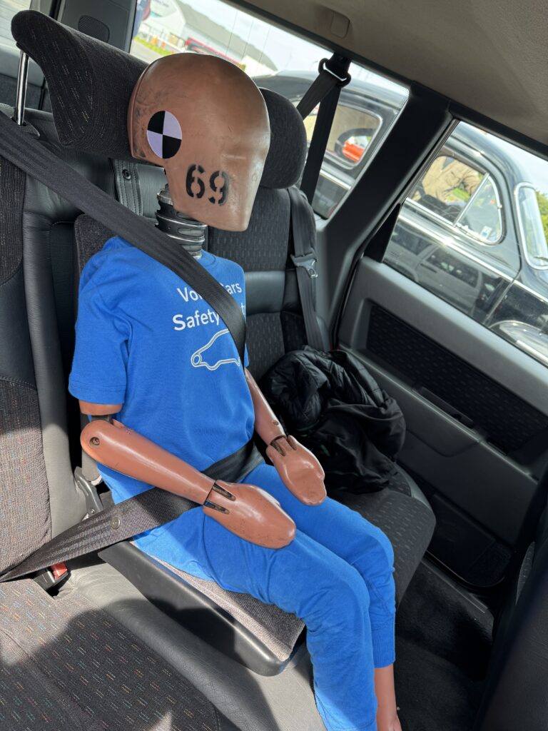 volvo integrated booster seat