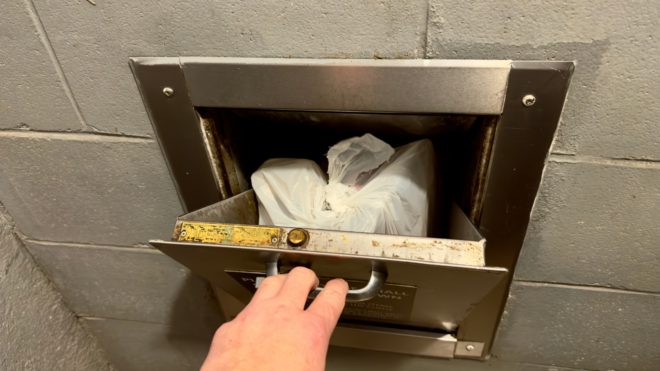 apartment garbage chute