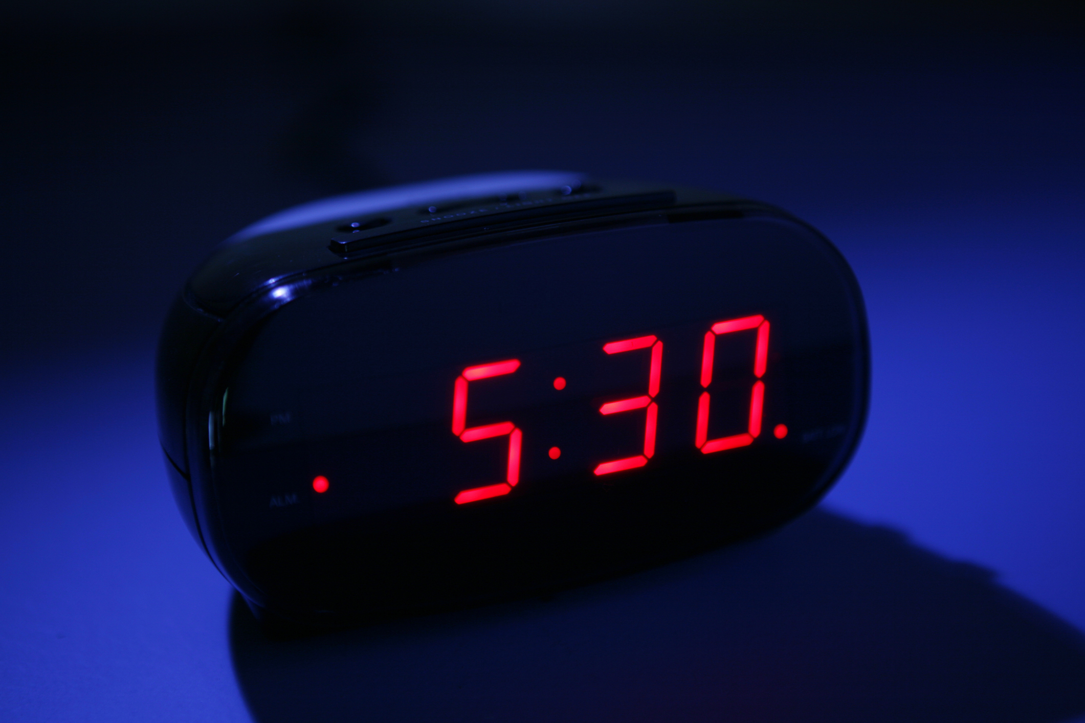 clock at 5:30am