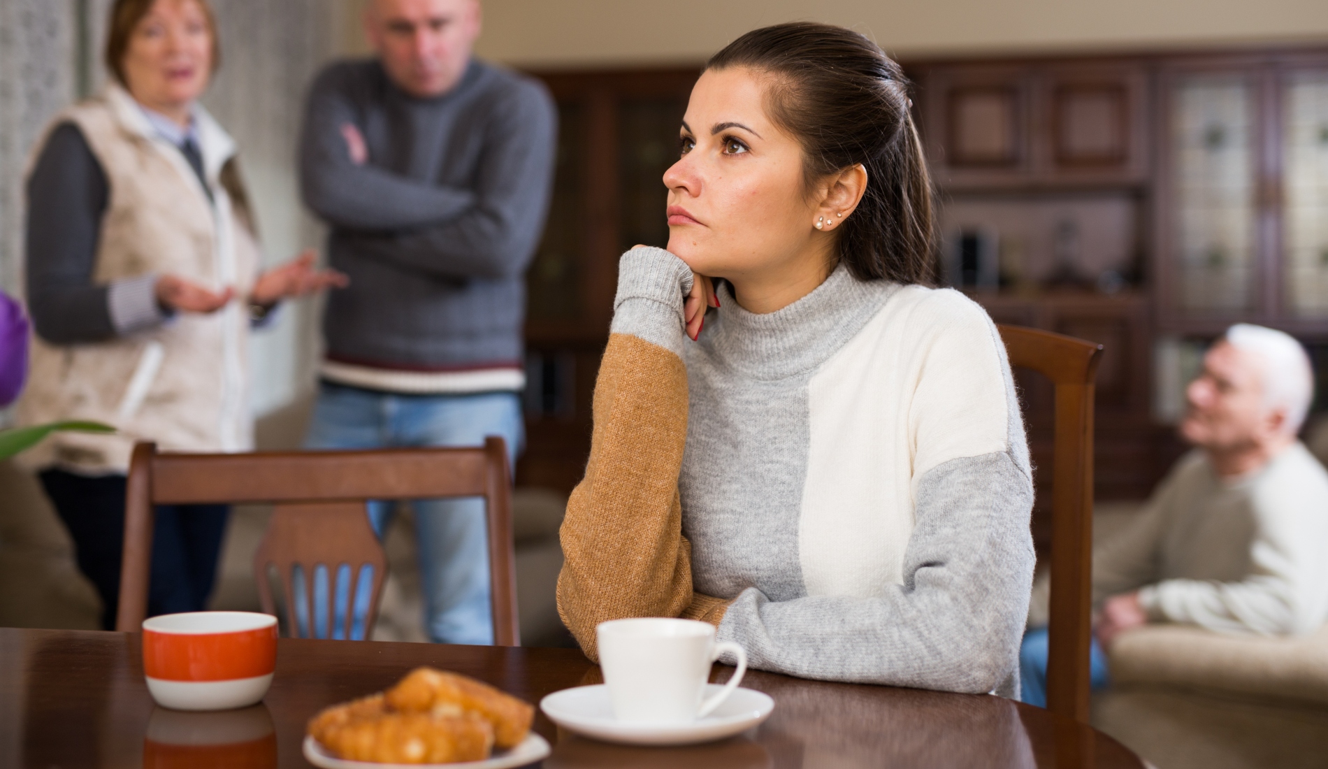 woman looking angry