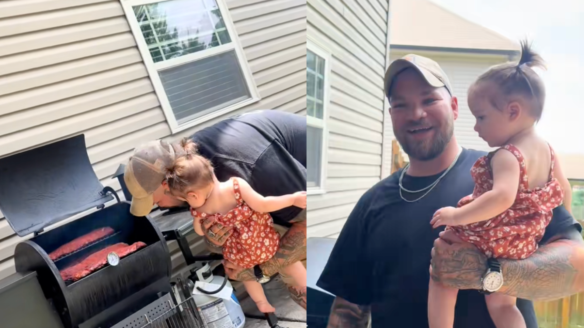 Dad baby swap on TikTok