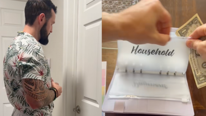 Dad charging rent