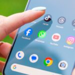 smartphone with TikTok app