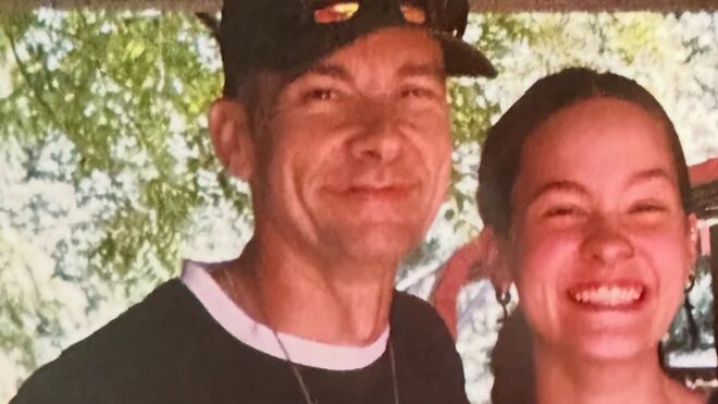 Hailey Blake, 16, and her dad, 49-year-old Shawn Glen Blake