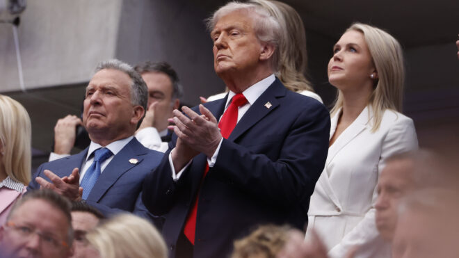 Donald Trump at the US Open