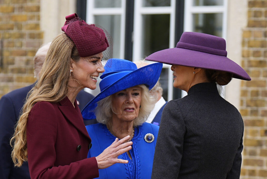 Kate Middleton, Queen Camilla, Melania Trump