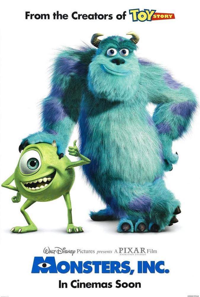 Monsters Inc Monsters Inc. movie poster