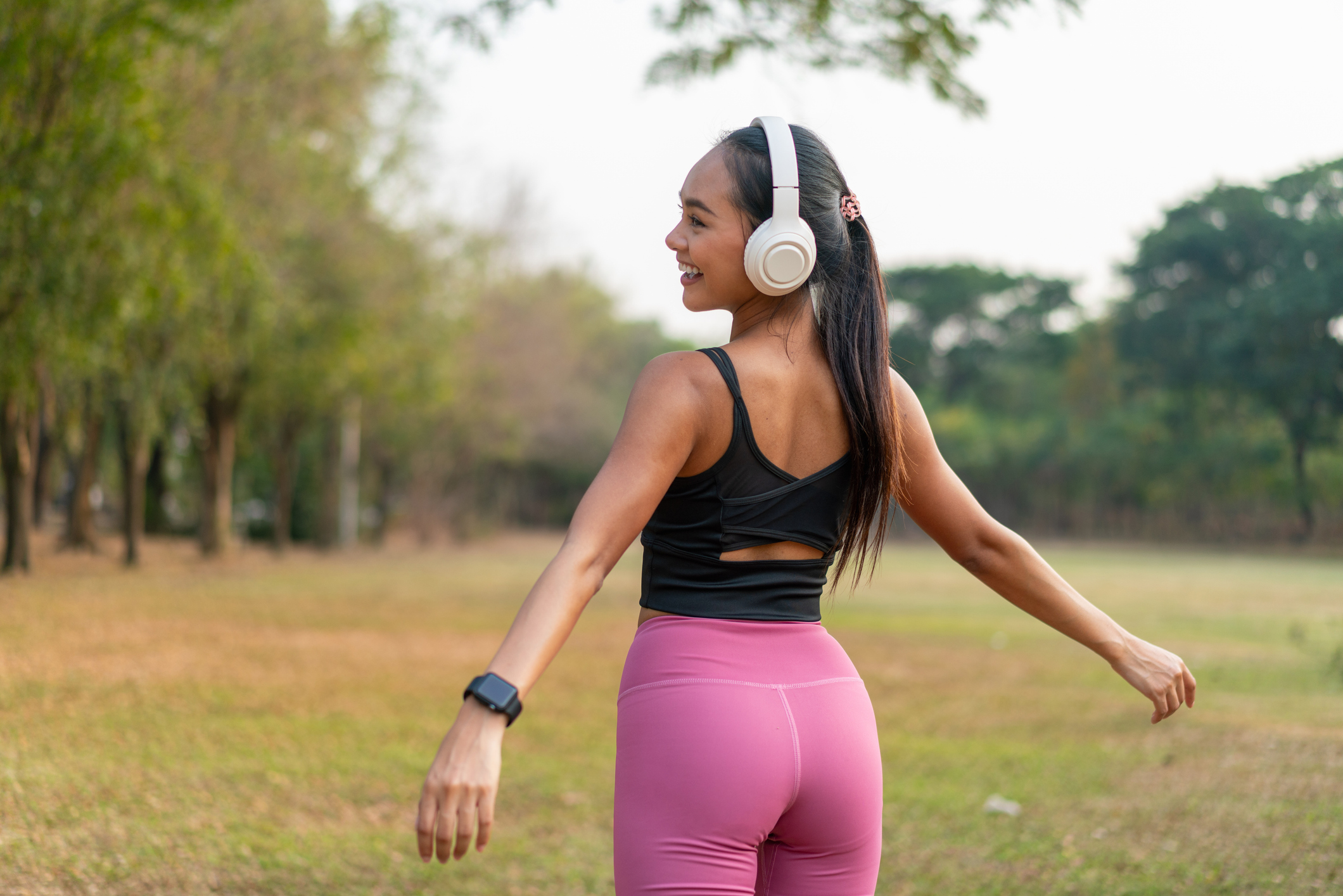 woman working out