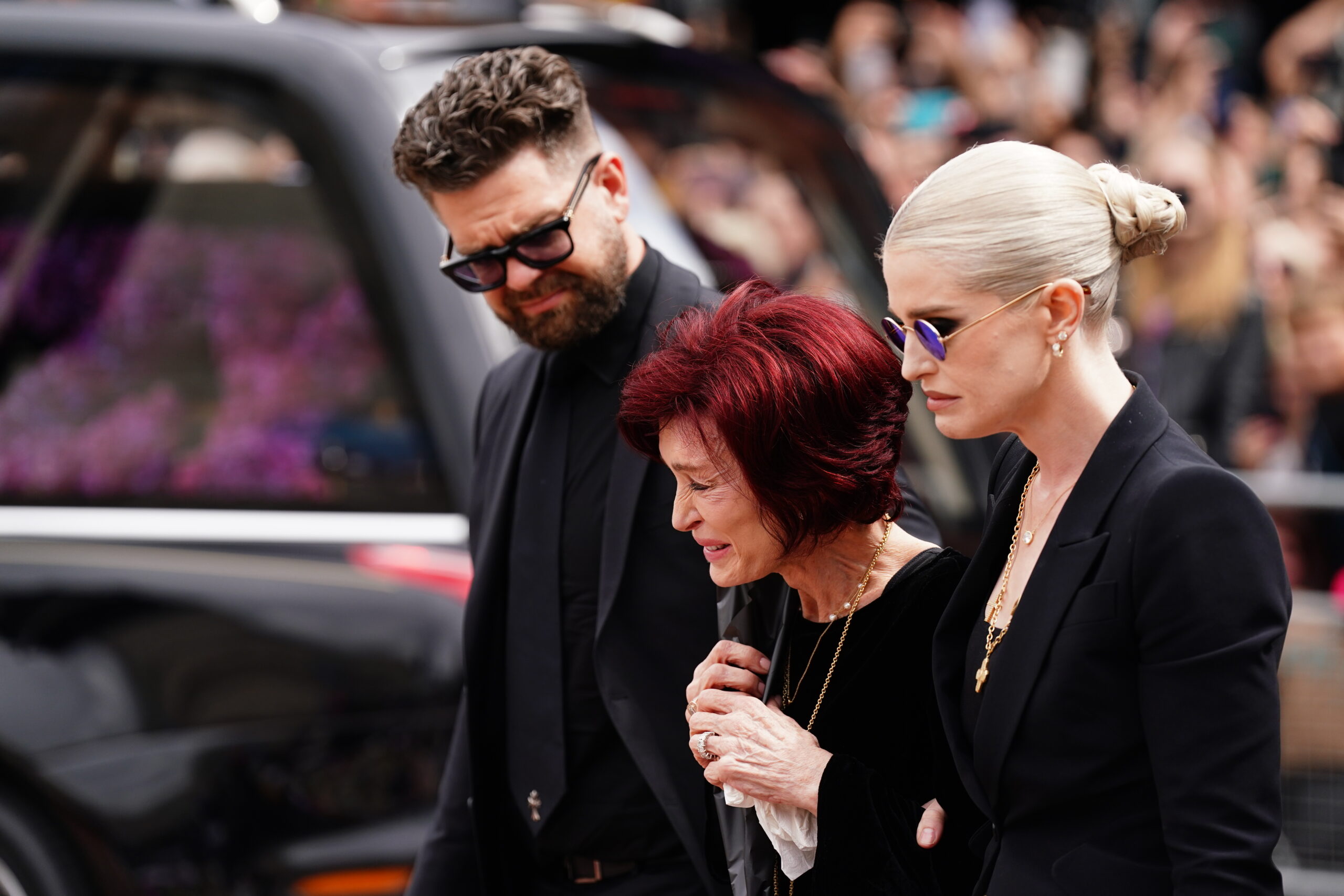Jack Osbourne, Sharon Osbourne, and Kelly Osbourne