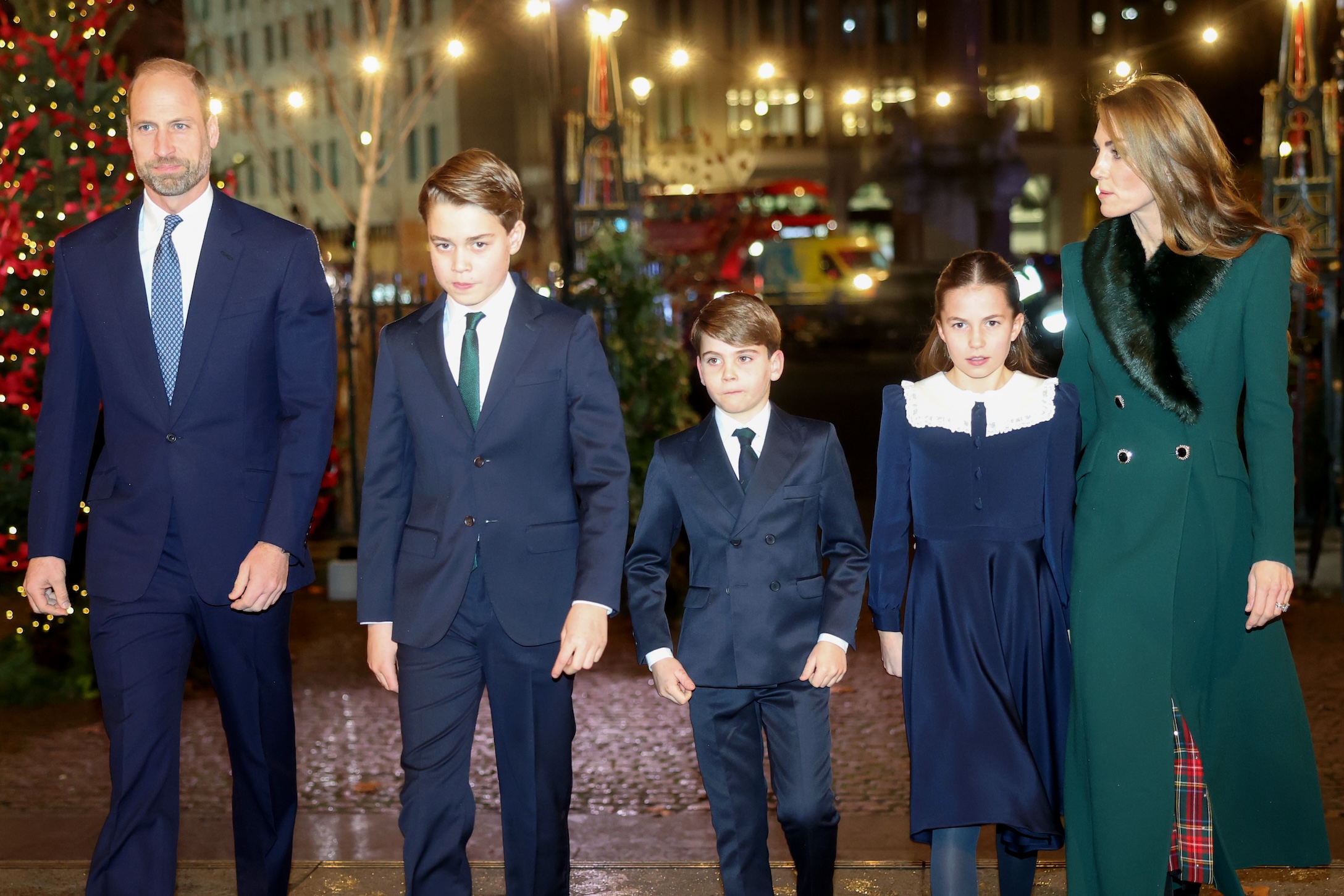 Prince William, Kate Middleton, and family