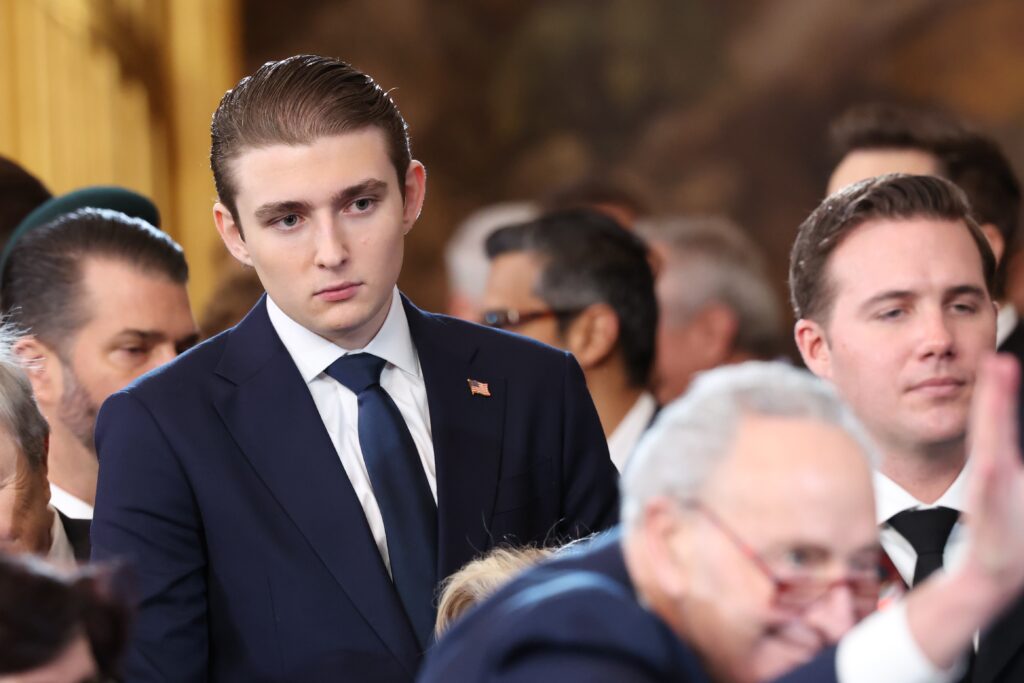 Barron Trump at Donald Trump's inauguration