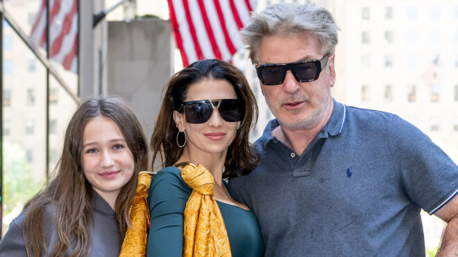 Carmen, Hilaria and Alec Baldwin