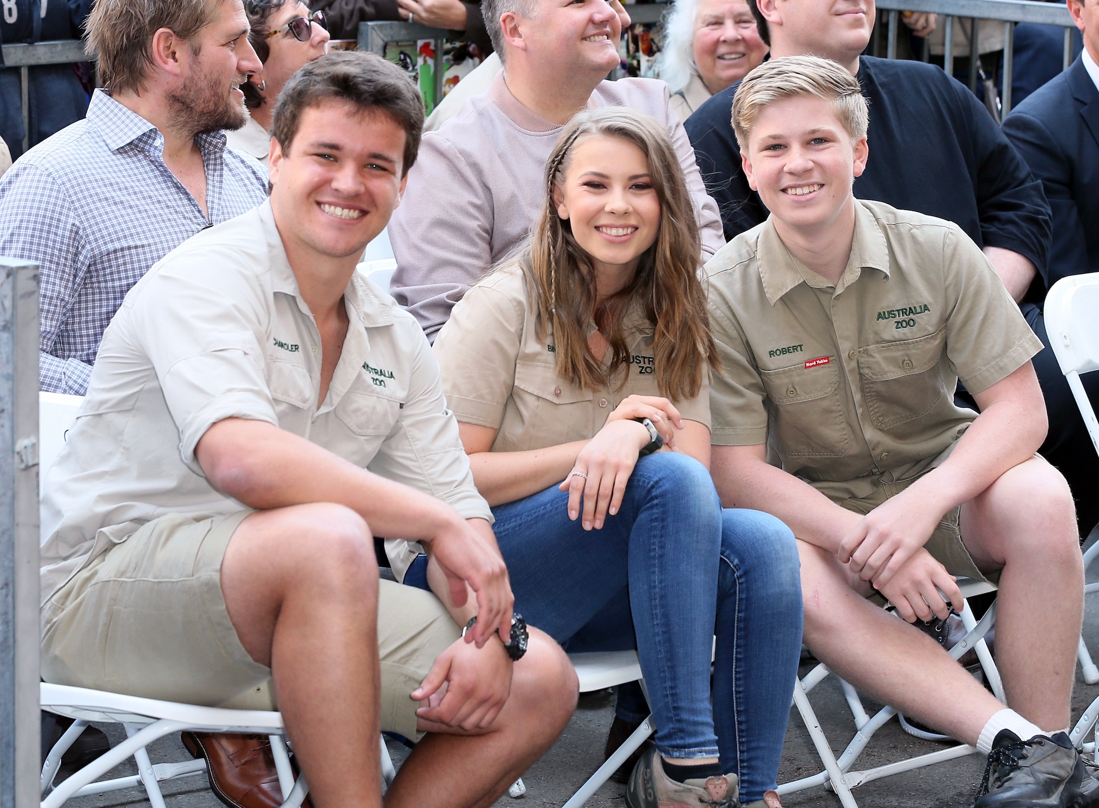 Chandler Powell, Bindi Irwin, Robert Irwin
