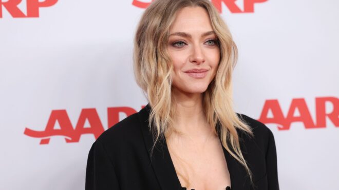 Amanda Seyfried on the red carpet for the AARP The Magazine’s 24th Annual Movies for Grownups Awards