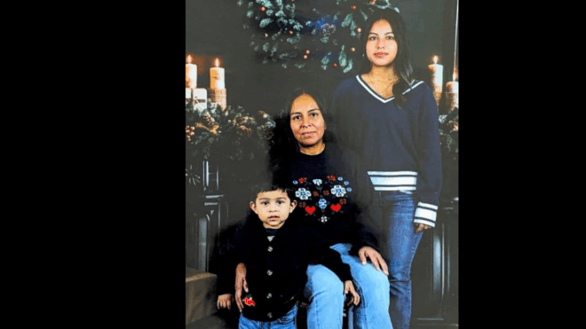 Aurelia Choc Cac with daughter Niurka Zuleta Choc, and her 2-year-old son Anthony Garcia Choc