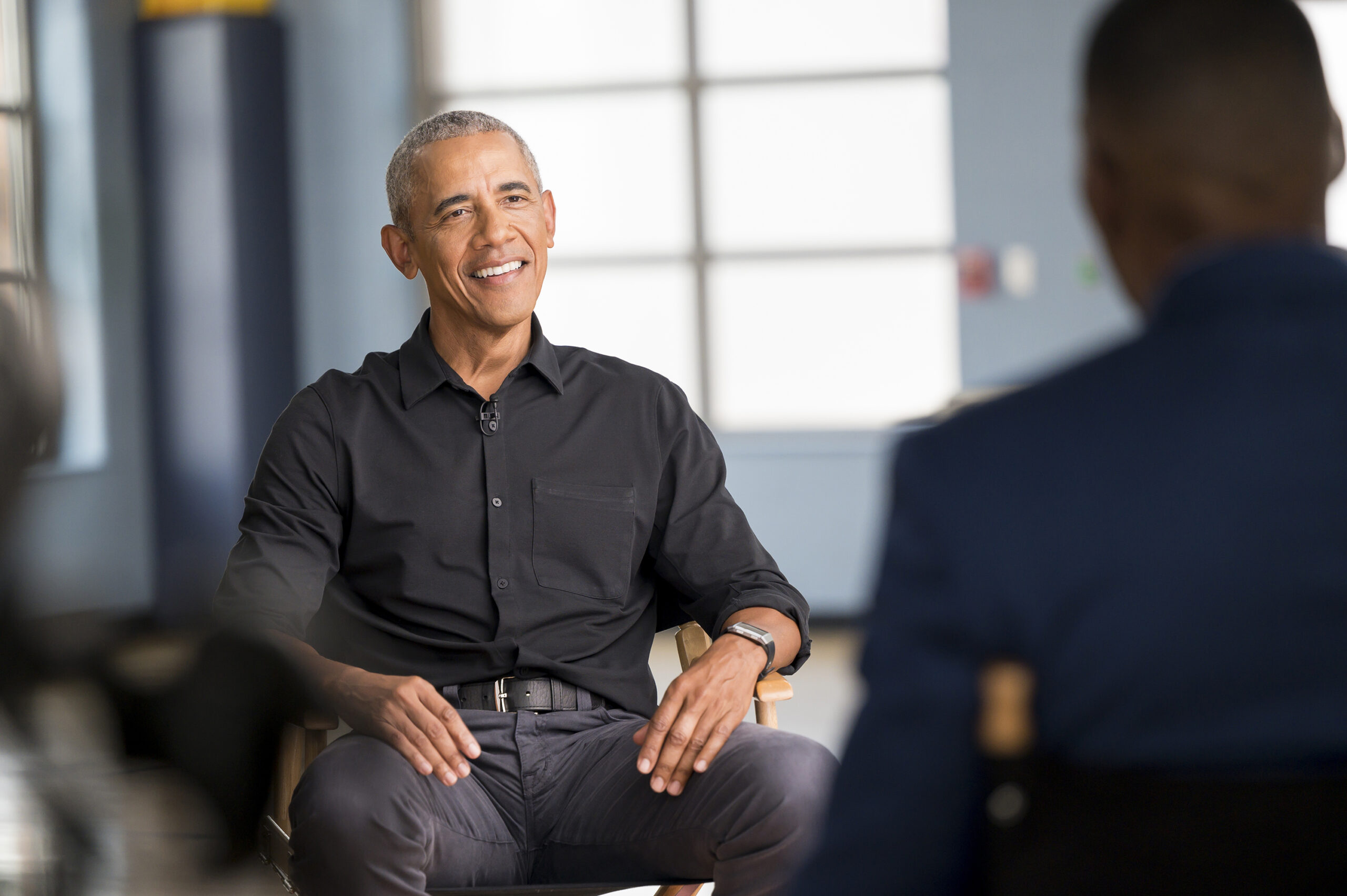SOUL OF A NATION - Former President Barack Obama sits down for a one-on-one interview with Good Morning America Co-Anchor Michael Strahan for Juneteenth: Together We Triumph A Soul of a Nation Special Event airing Friday, June 18, 2021 on ABC.