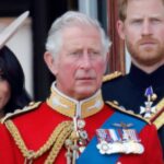 Meghan Markle, King Charles, & Prince Harry at Trooping The Colour 2018 in London, England