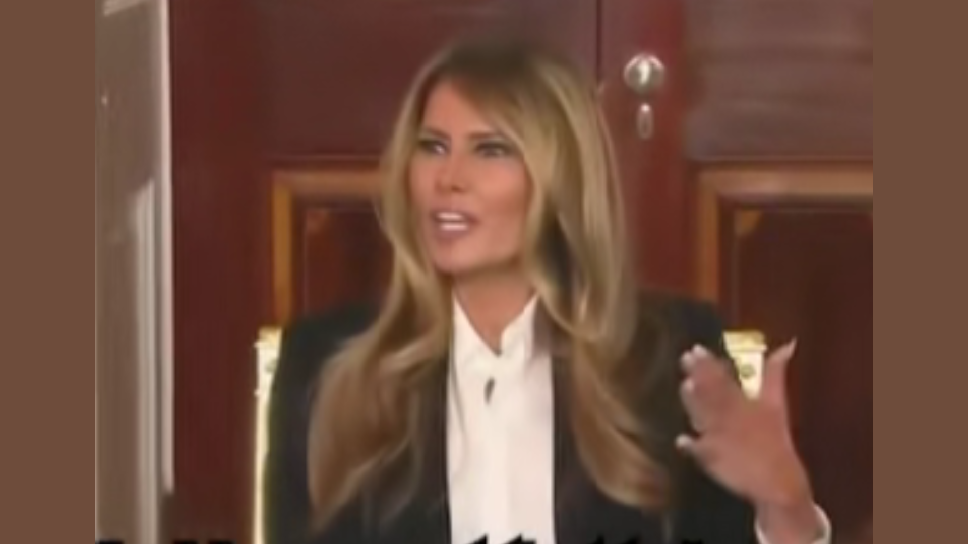 Melania Trump Made Things Awkward After a Reporter Asked About Ghislaine Maxwell