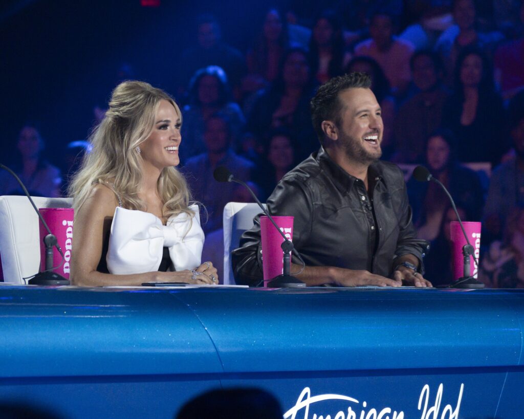 Carrie Underwood and Luke Bryan