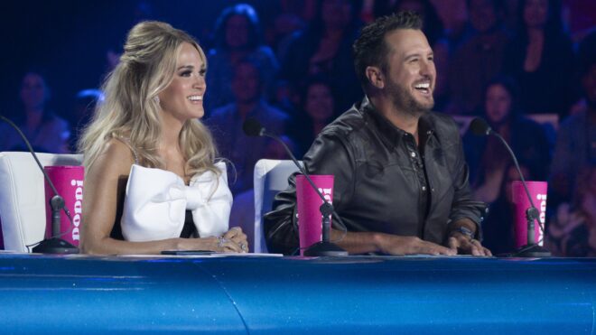 Carrie Underwood and Luke Bryan