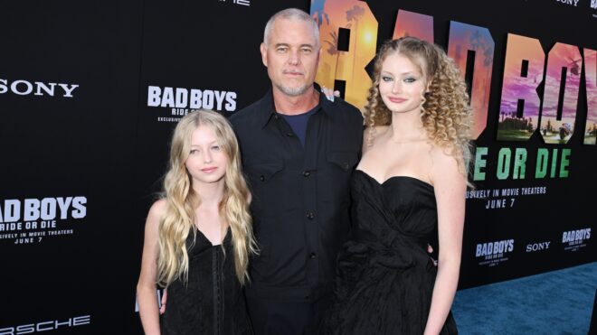 Eric Dane with daughters Georgia and Billie