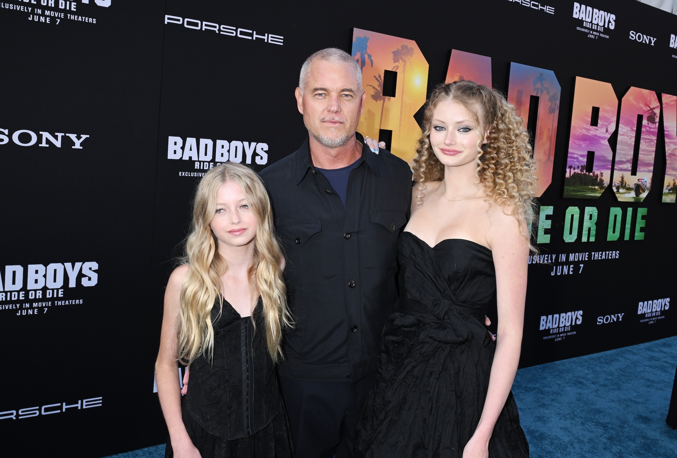 Eric Dane with daughters Georgia and Billie