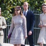 Princess Eugenie, Princess Beatrice, Prince William, Kate Middleton