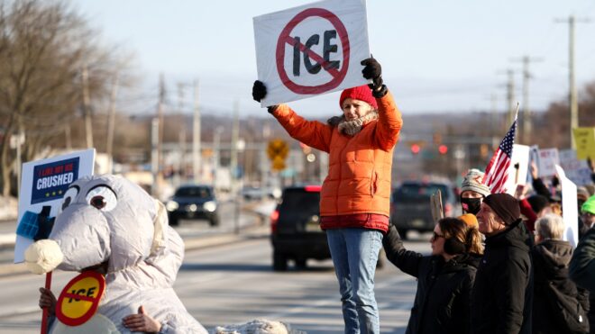 ice protest