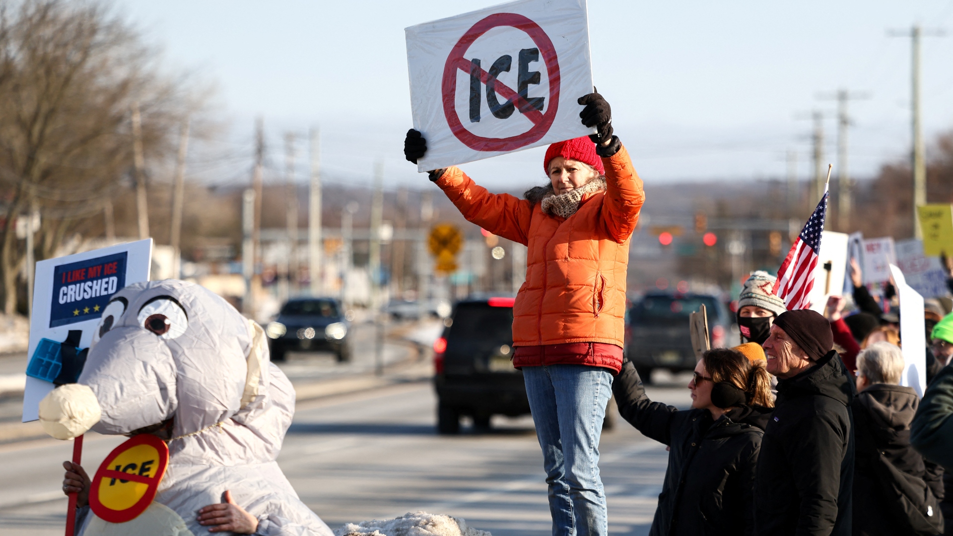 ice protest