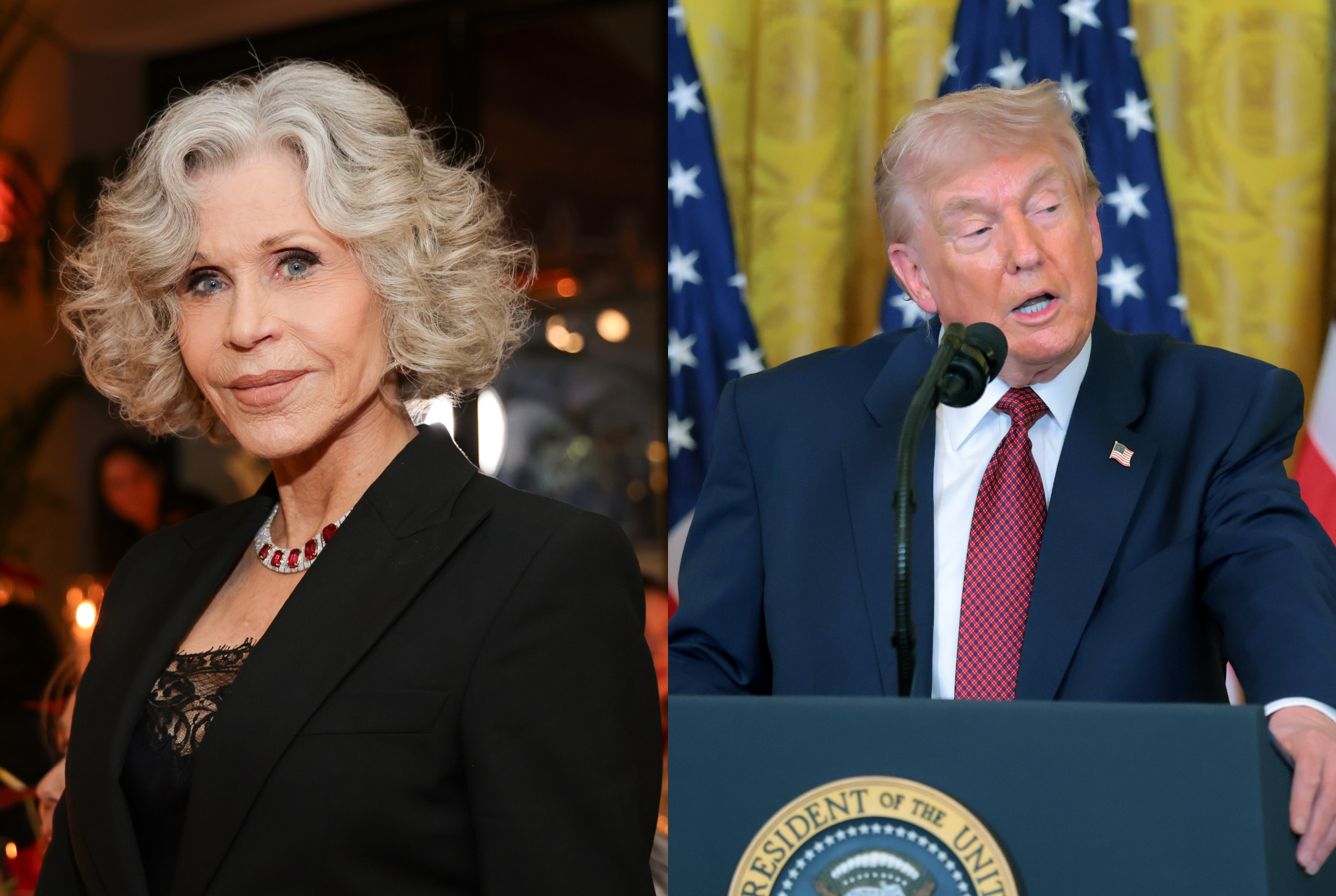 Jane Fonda, Donald Trump
