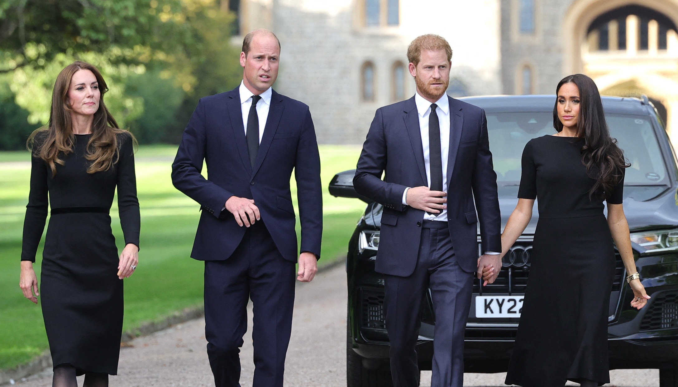 Kate Middleton, Prince William, Prince Harry, Meghan Markle