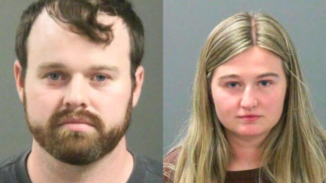 Kendra and Joseph Duggar mugshots