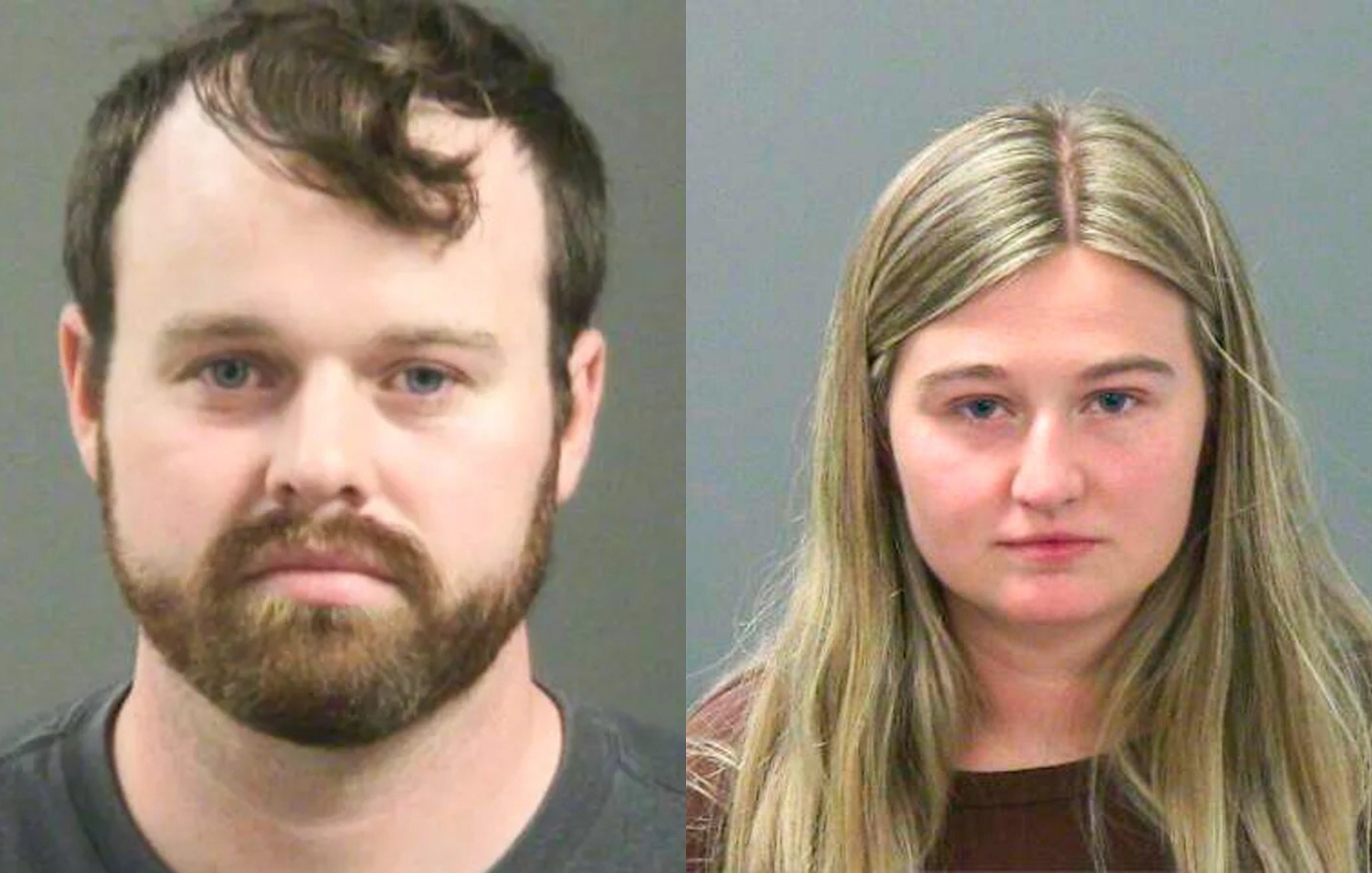 Kendra and Joseph Duggar mugshots