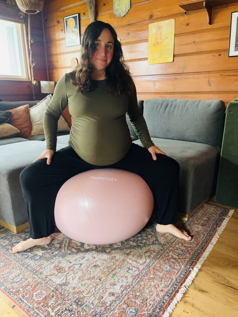 Momcozy BirthEase Maternity Ball inside