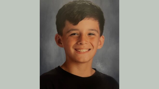 A photo of Callan West Perez taken from a GoFundMe page