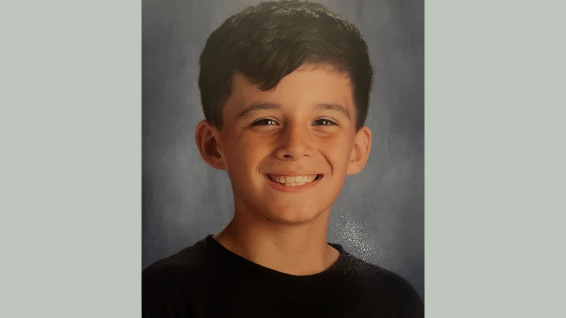 A photo of Callan West Perez taken from a GoFundMe page