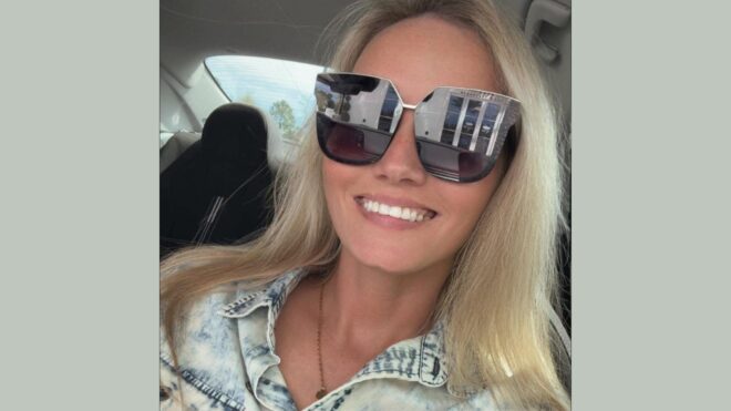 A photo of Lorelei Strickland smiling wearing sunglasses taken from her GoFundMe page