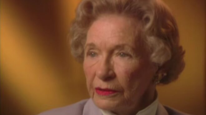 A screenshot of Jane Alexander taken from A&E Network's 'Cold Case Files'