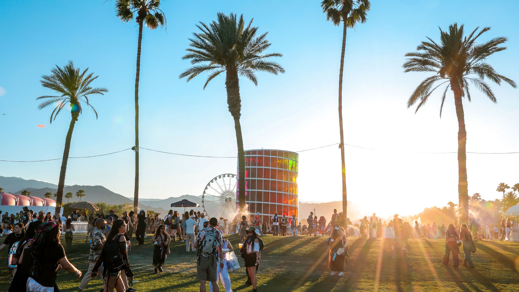 Festivalgoers attend the 2026 Coachella Valley Music and Arts Festival
