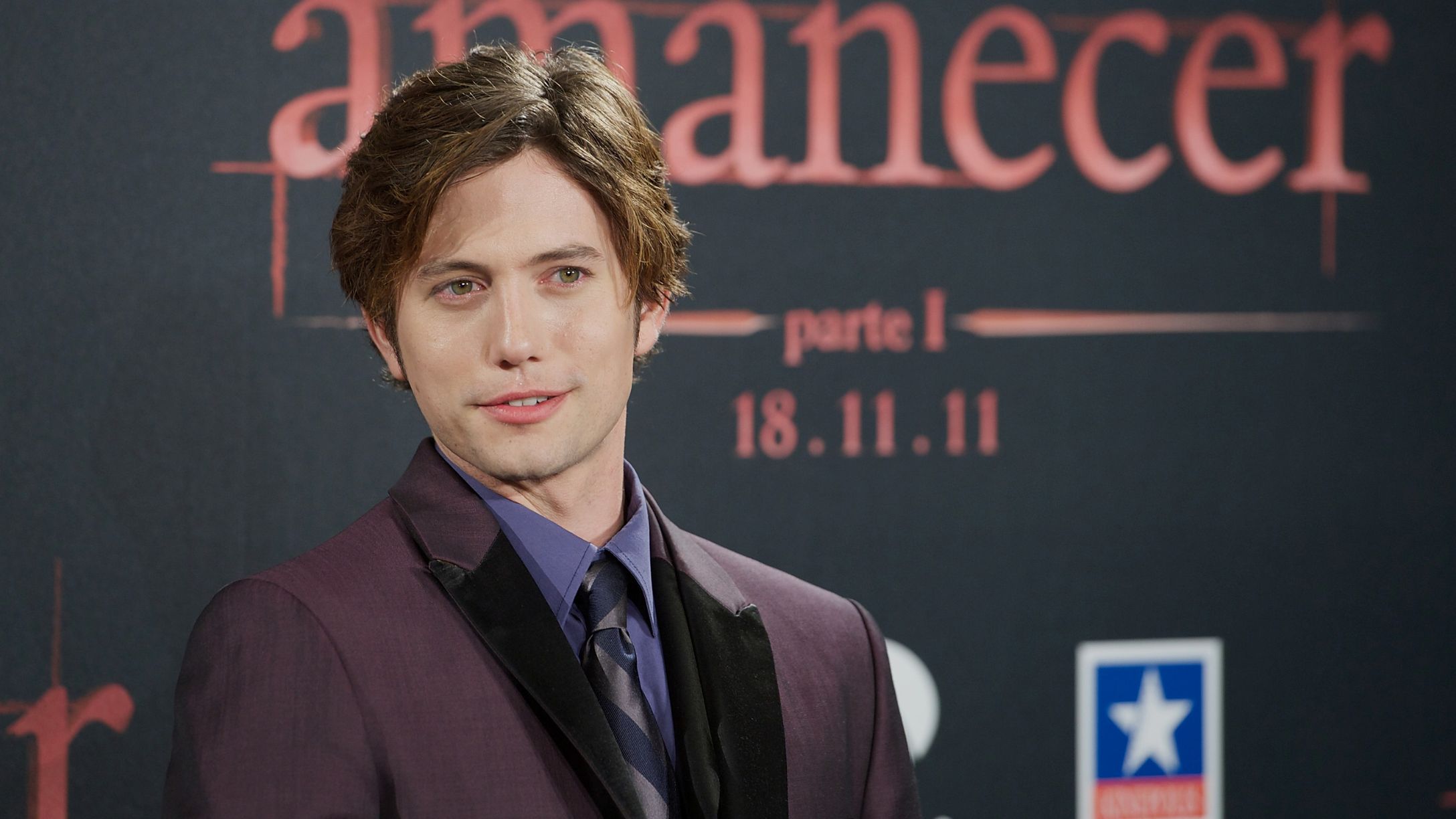 Jackson Rathbone attends The Twilight Saga Breaking Dawn Part 1 premiere and fans meeting at Kinepolis Cinema in 2011