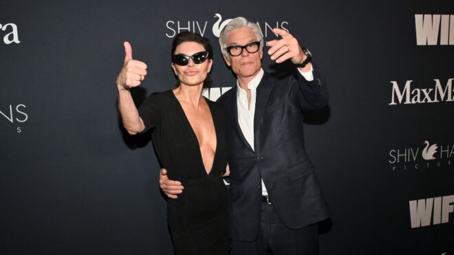 Lisa Rinna and Harry Hamlin at the WIF Oscars Nominees Celebration