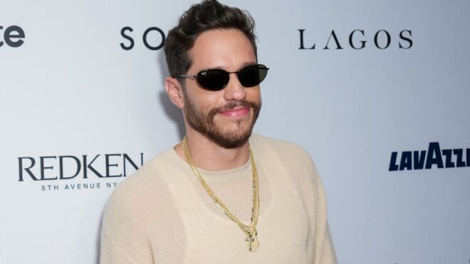 Pete Davidson at The Daily Front Row's 12th Annual Fashion Media Awards in 2025