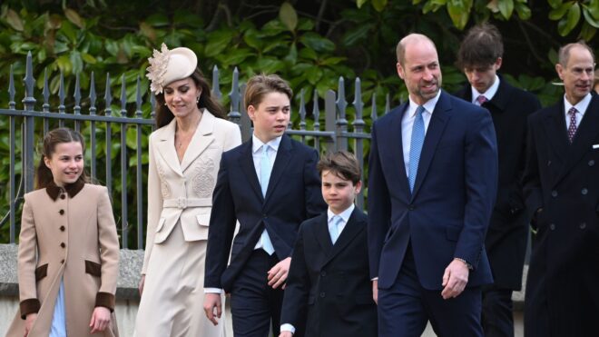 Princess Charlotte, Kate Middleton, Prince George, Prince Louis, & Prince William attend the 2026 Easter services