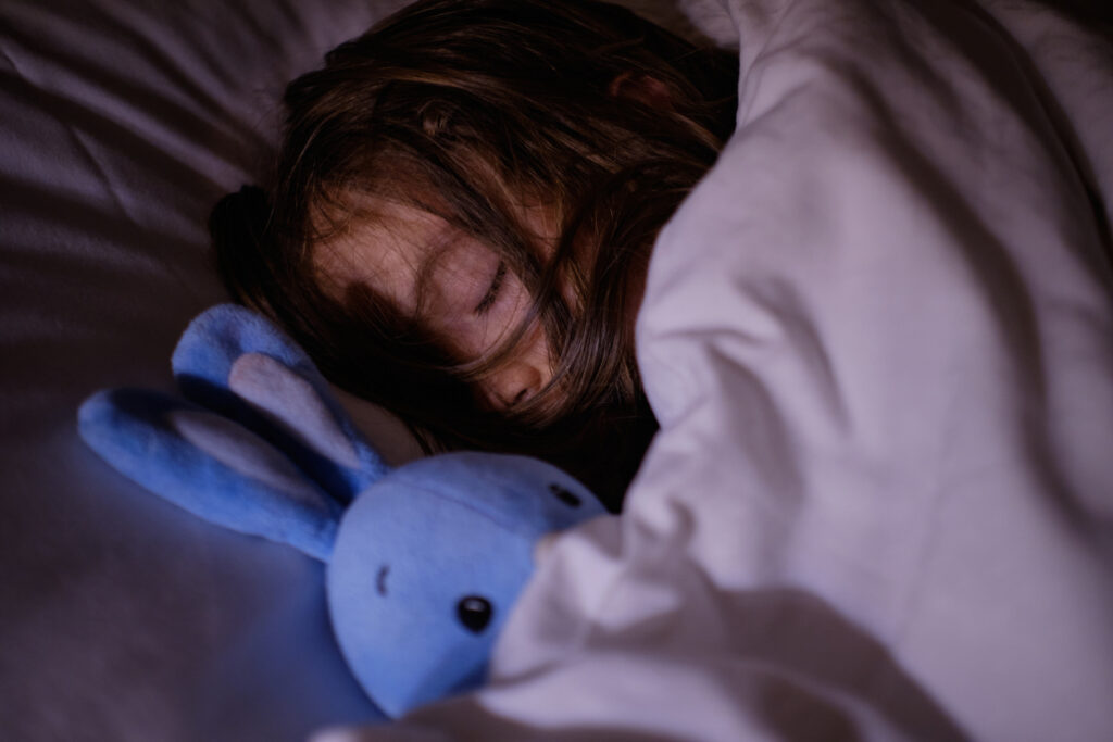 little girl sleeping