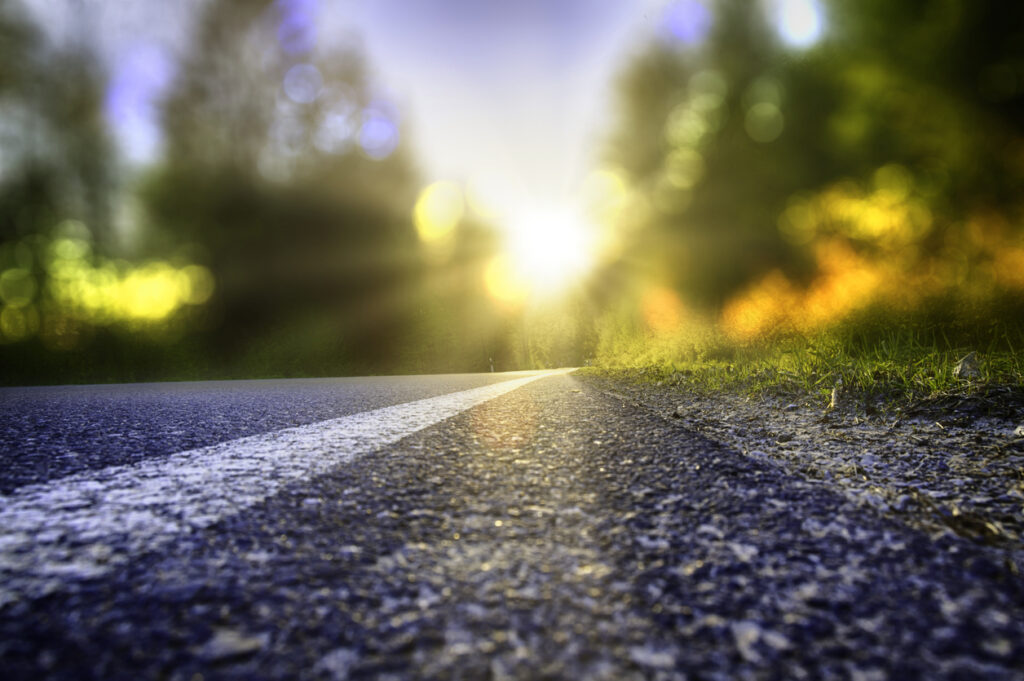 sunny road