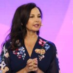 Ashley Judd speaks during the Clinton Global Initiative (CGI) meeting at the Hilton Midtown in 2023