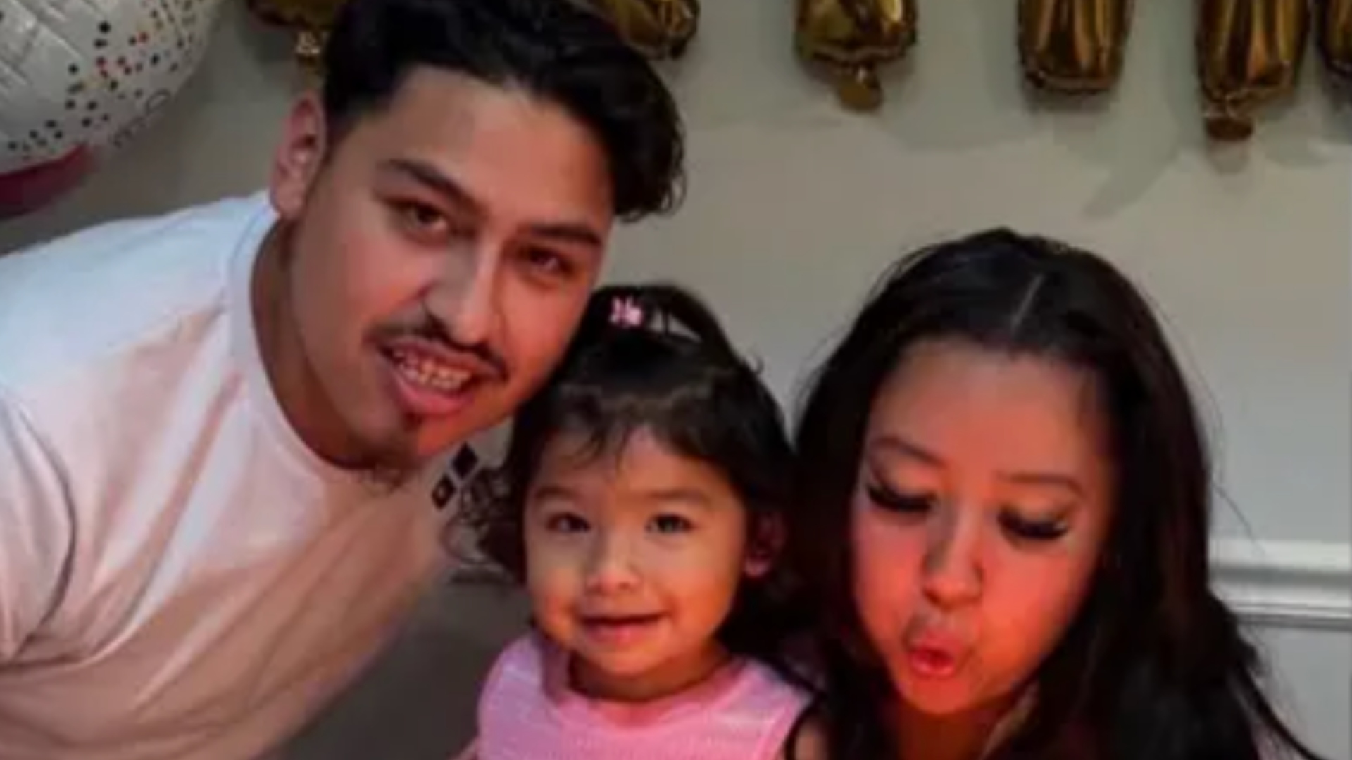 Xiomara Herrera, Alejandro Rodriguez, and their 2-year-old daughter, Ariana