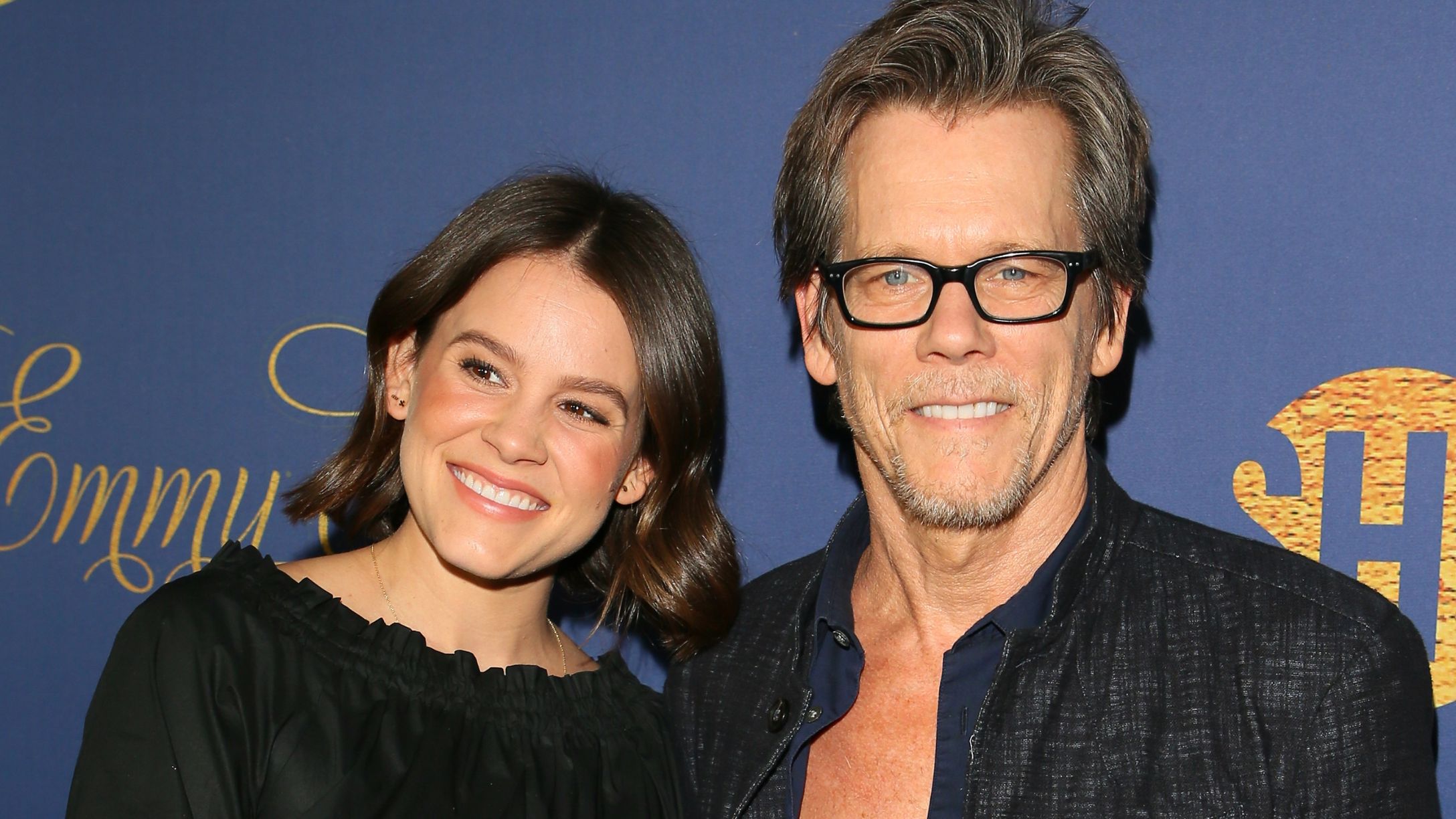 Kevin Bacon and daughter Sosie Bacon attend the Showtime Emmy eve nominees celebration in 2018