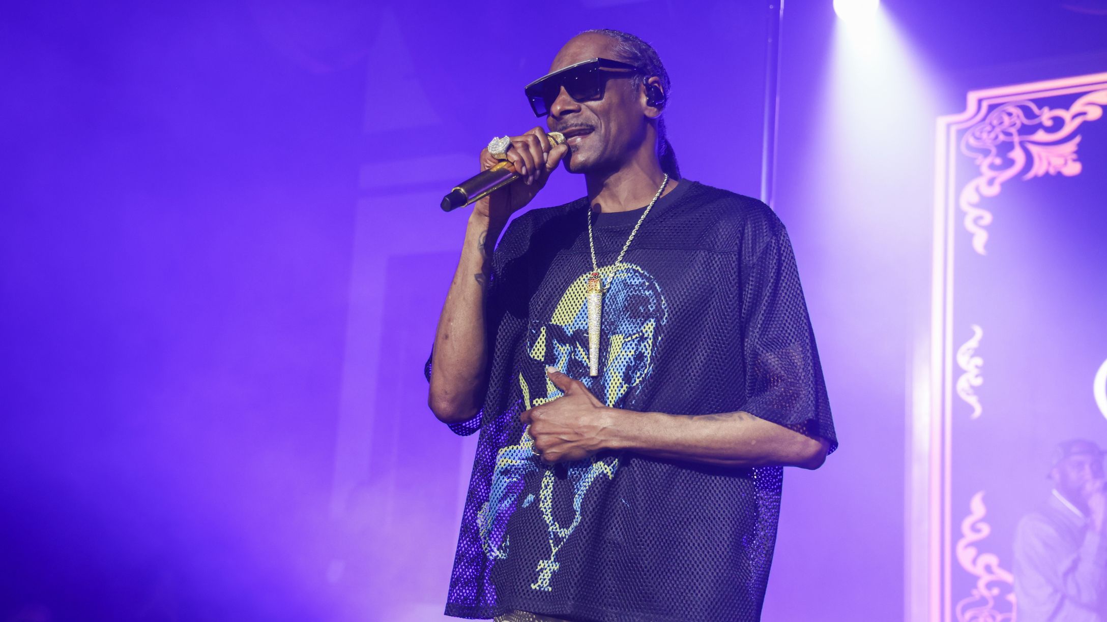 Snoop Dogg performs at Amex x CARBONE BEACH 2026